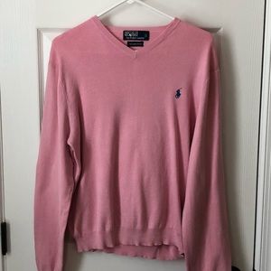 Pink RL Polo Sweater